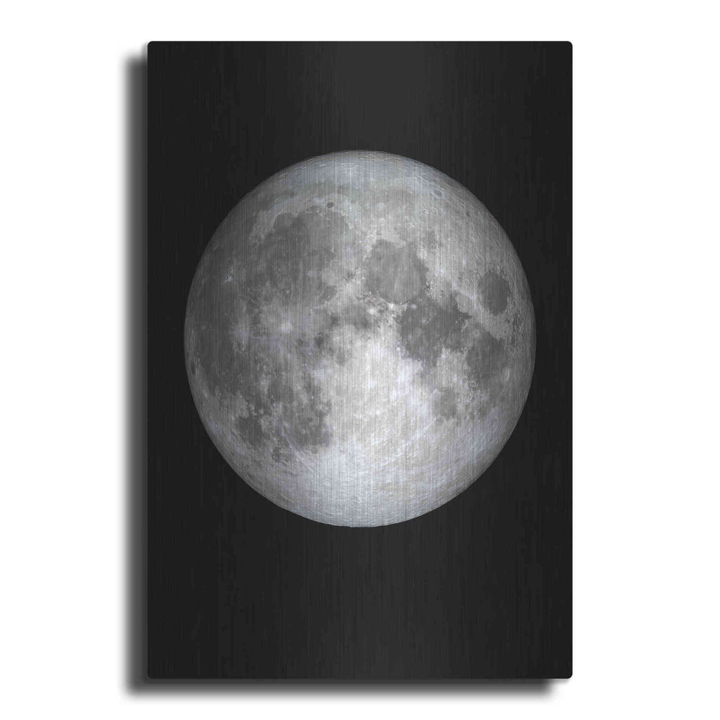 Luxe Metal Art 'The Moon' by Design Fabrikken, Metal Wall Art