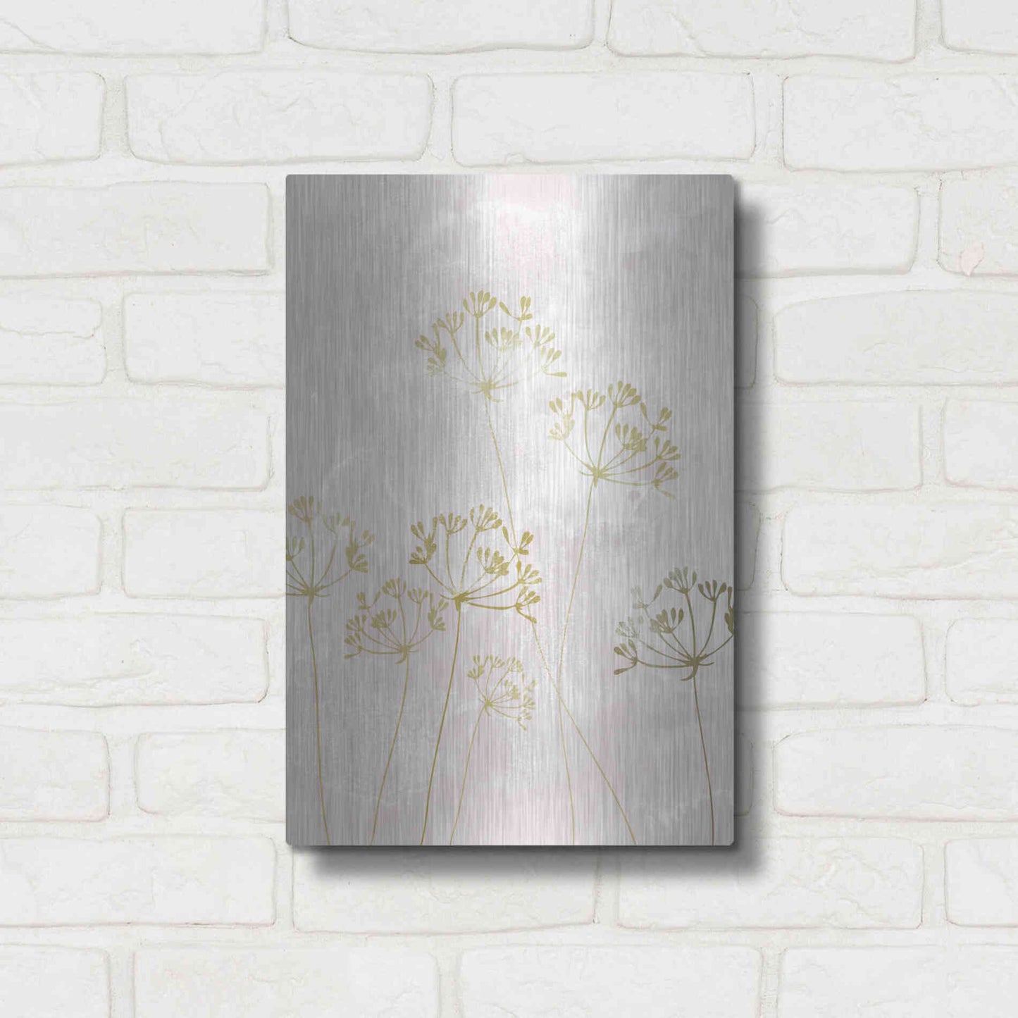 Luxe Metal Art 'The Morning After' by Design Fabrikken, Metal Wall Art,12x16