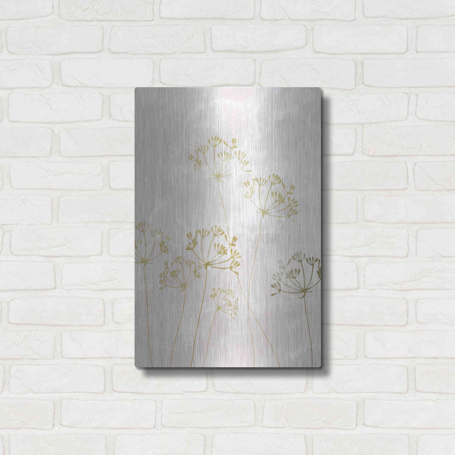Luxe Metal Art 'The Morning After' by Design Fabrikken, Metal Wall Art,16x24