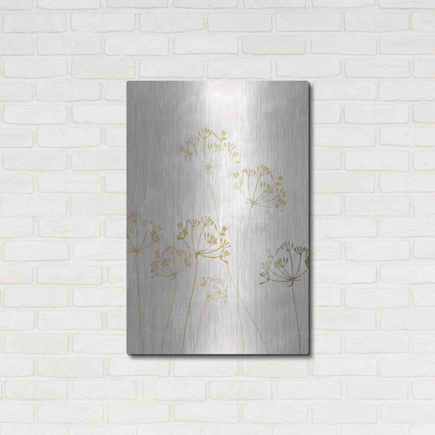 Luxe Metal Art 'The Morning After' by Design Fabrikken, Metal Wall Art,24x36