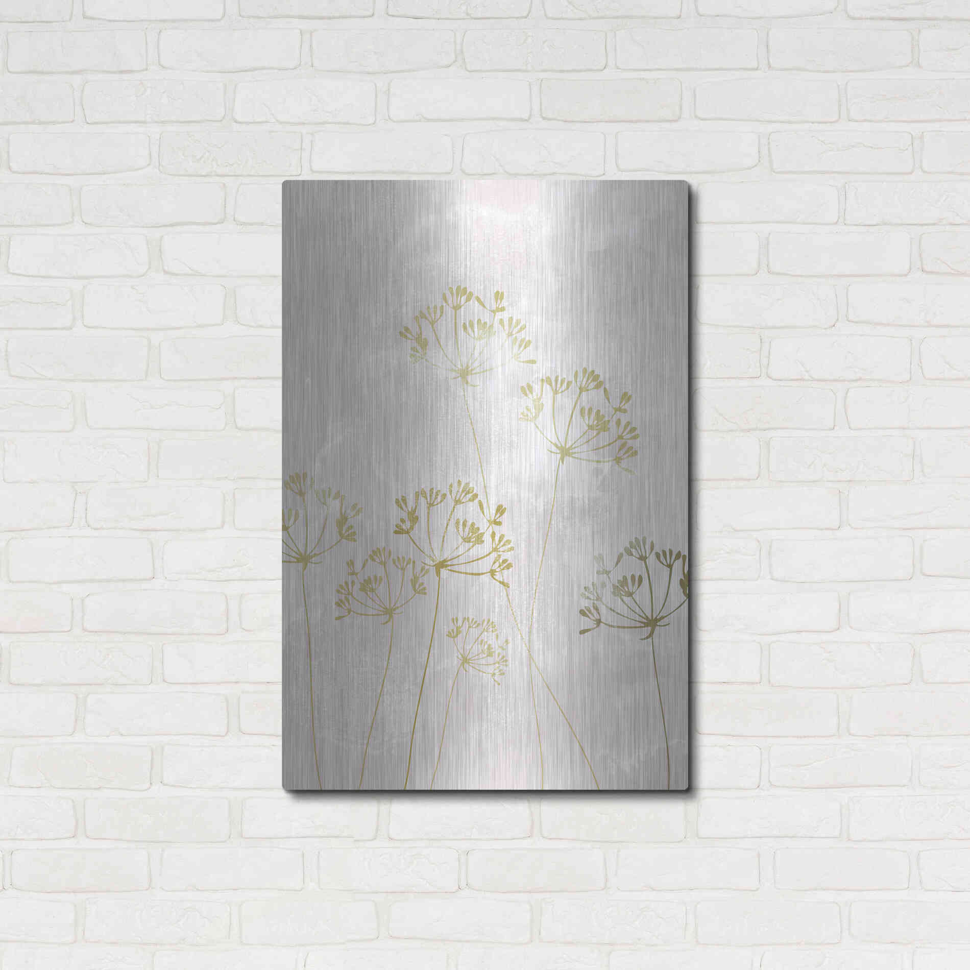 Luxe Metal Art 'The Morning After' by Design Fabrikken, Metal Wall Art,24x36