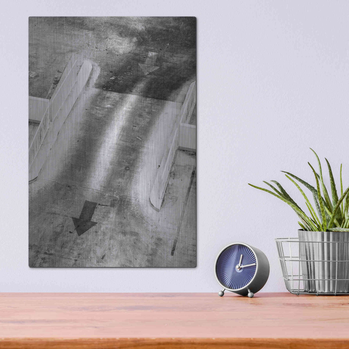 Luxe Metal Art 'The Passing' by Design Fabrikken, Metal Wall Art,12x16