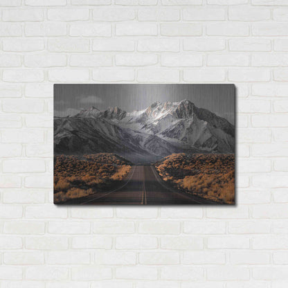 Luxe Metal Art 'The Road 1' by Design Fabrikken, Metal Wall Art,36x24
