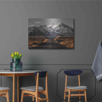 Luxe Metal Art 'The Road 1' by Design Fabrikken, Metal Wall Art,36x24