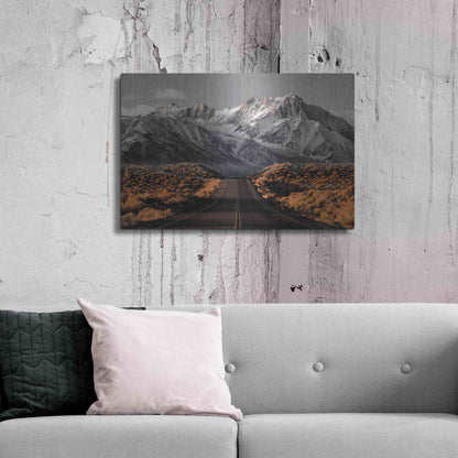 Luxe Metal Art 'The Road 1' by Design Fabrikken, Metal Wall Art,36x24
