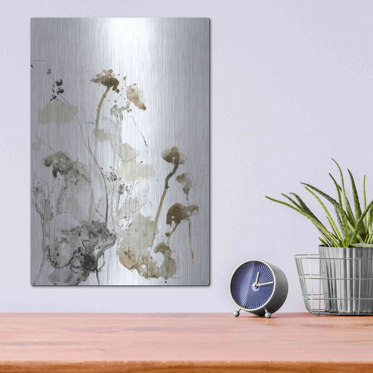 Luxe Metal Art 'These Days 1' by Design Fabrikken, Metal Wall Art,12x16
