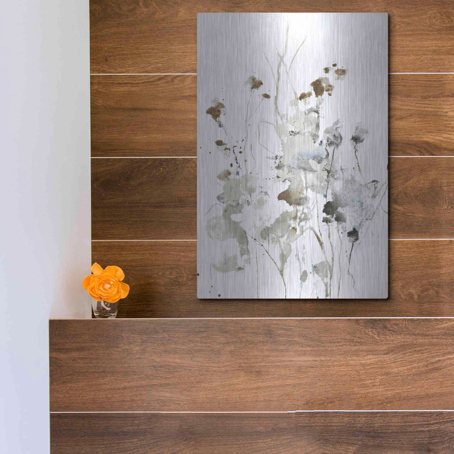 Luxe Metal Art 'These Days 2' by Design Fabrikken, Metal Wall Art,12x16