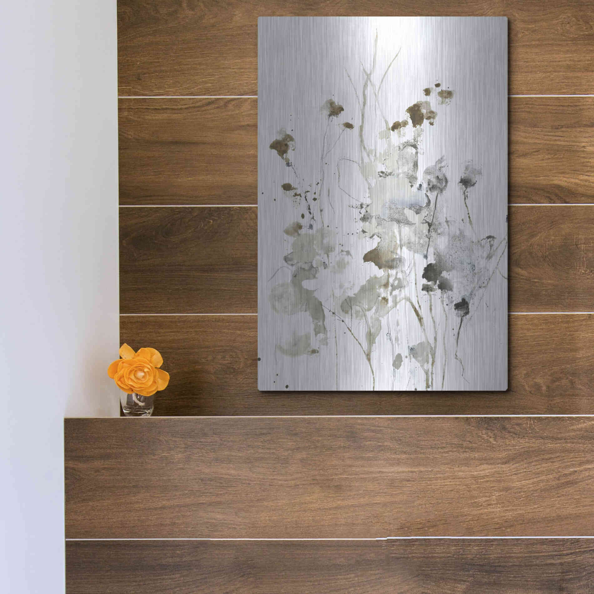 Luxe Metal Art 'These Days 2' by Design Fabrikken, Metal Wall Art,12x16