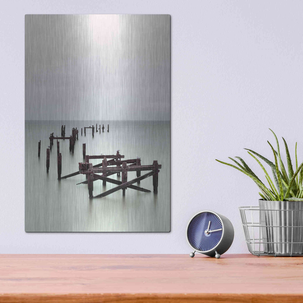 Luxe Metal Art 'This Is It' by Design Fabrikken, Metal Wall Art,12x16