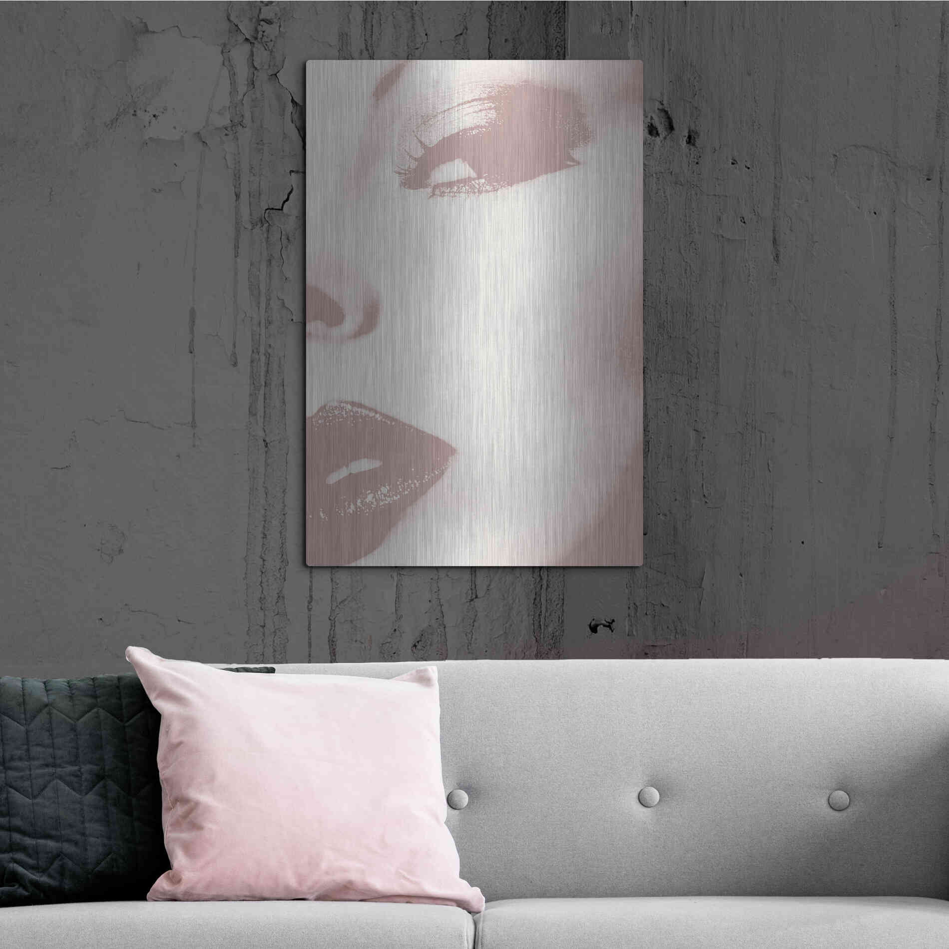 Luxe Metal Art 'This Way' by Design Fabrikken, Metal Wall Art,24x36