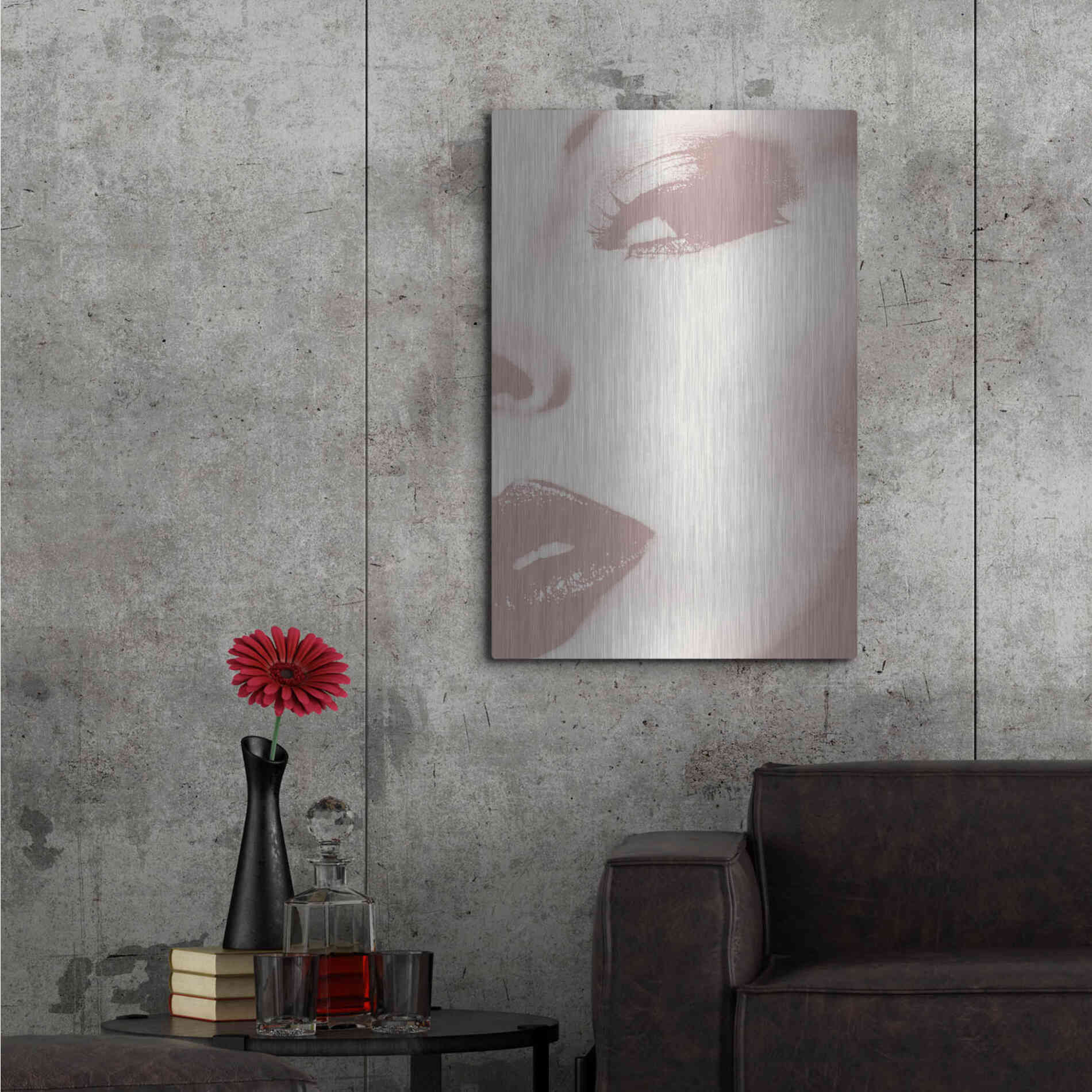 Luxe Metal Art 'This Way' by Design Fabrikken, Metal Wall Art,24x36