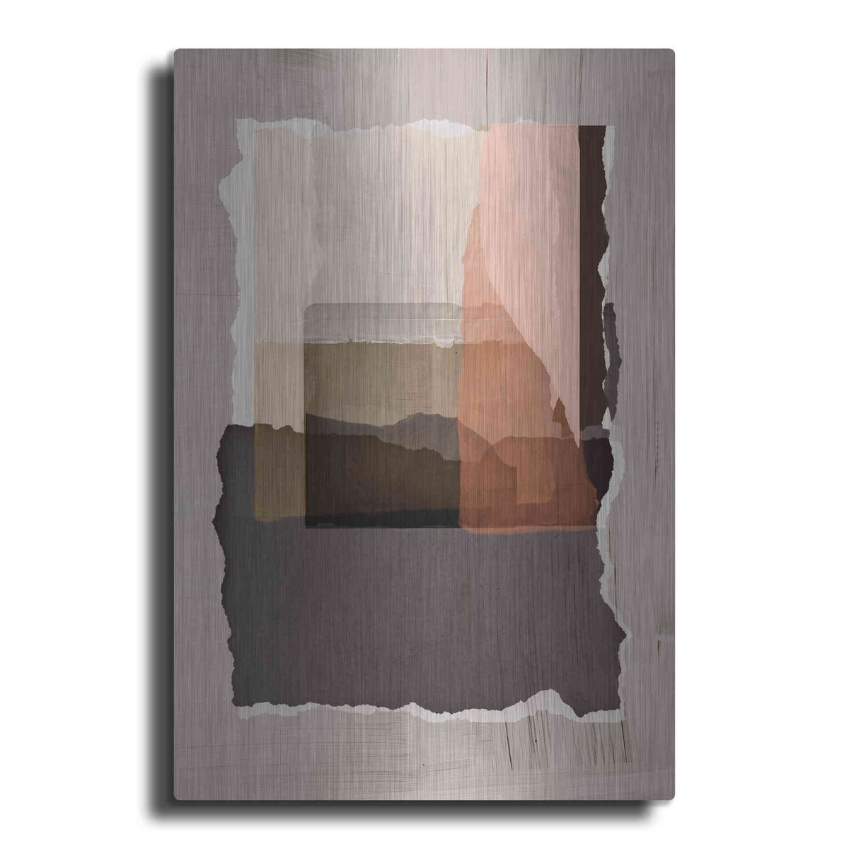 Luxe Metal Art 'Torn 1' by Design Fabrikken, Metal Wall Art