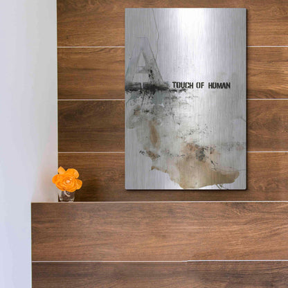 Luxe Metal Art 'Touch of Human' by Design Fabrikken, Metal Wall Art,12x16