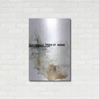 Luxe Metal Art 'Touch of Human' by Design Fabrikken, Metal Wall Art,24x36