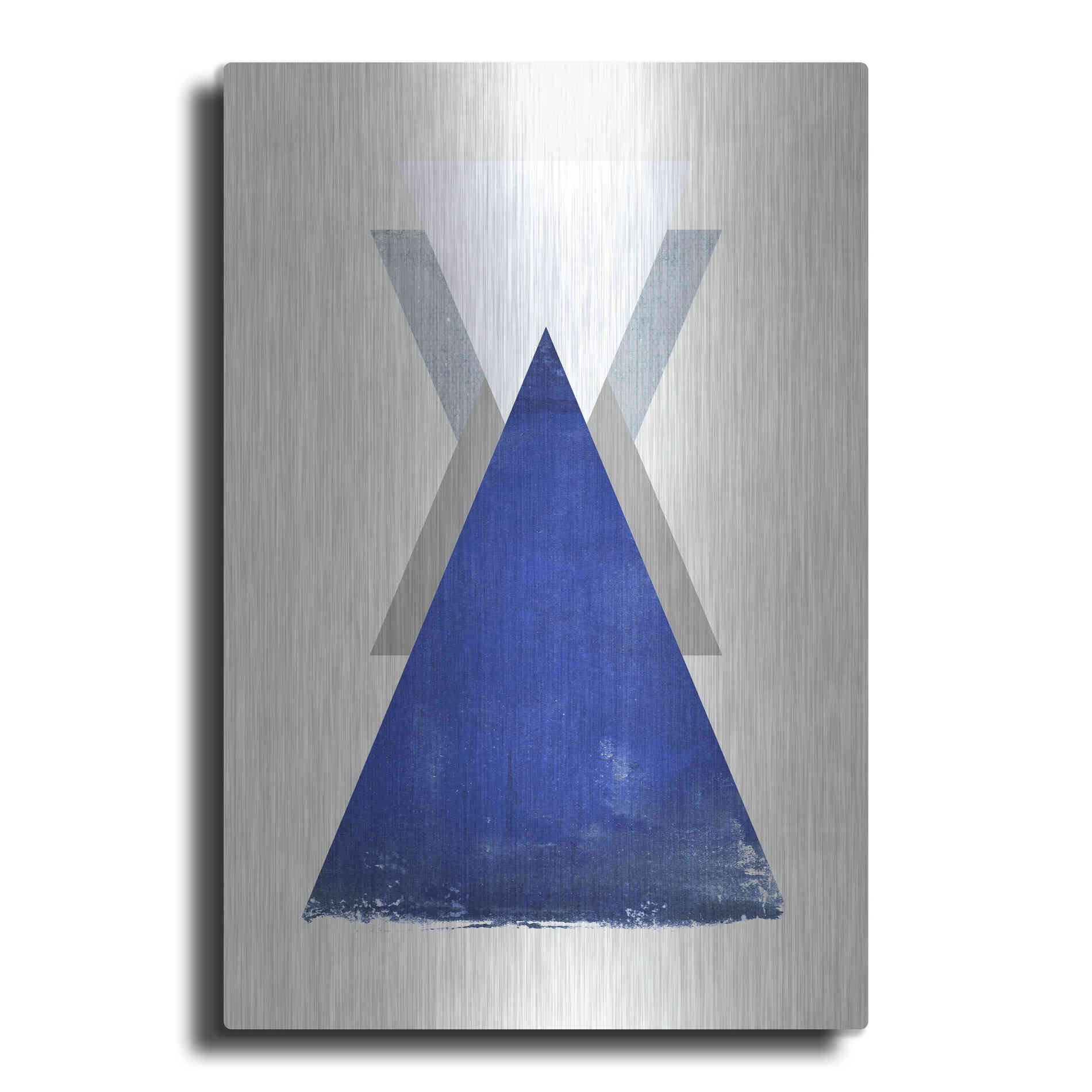 Luxe Metal Art 'Triangle 2' by Design Fabrikken, Metal Wall Art