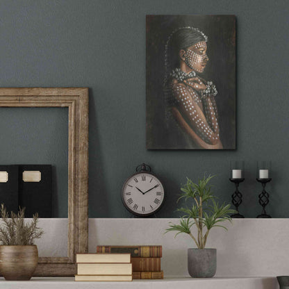 Luxe Metal Art 'Tribal Woman' by Design Fabrikken, Metal Wall Art,12x16