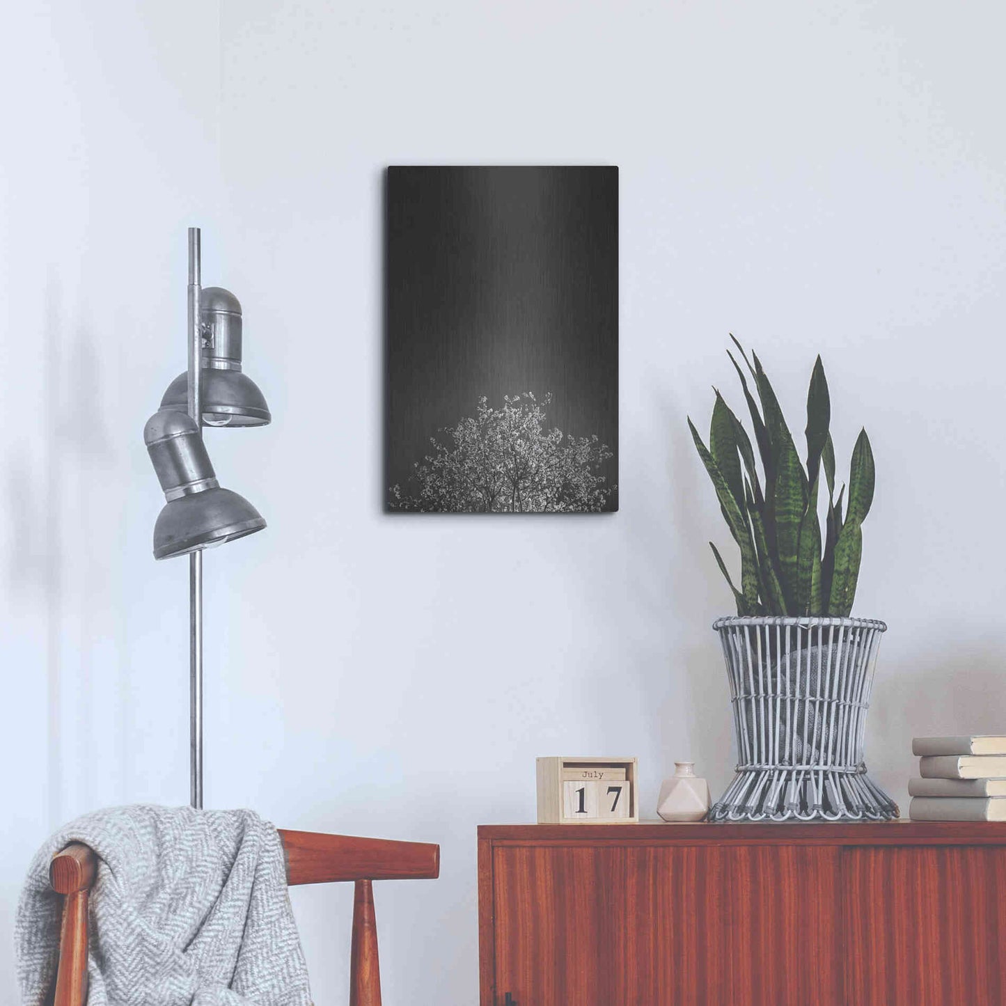 Luxe Metal Art 'Twinkling Lights 1' by Design Fabrikken, Metal Wall Art,16x24