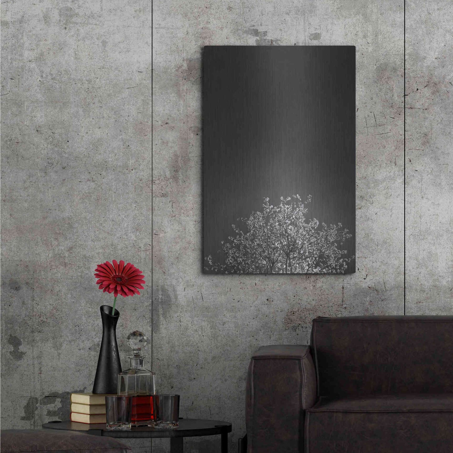 Luxe Metal Art 'Twinkling Lights 1' by Design Fabrikken, Metal Wall Art,24x36