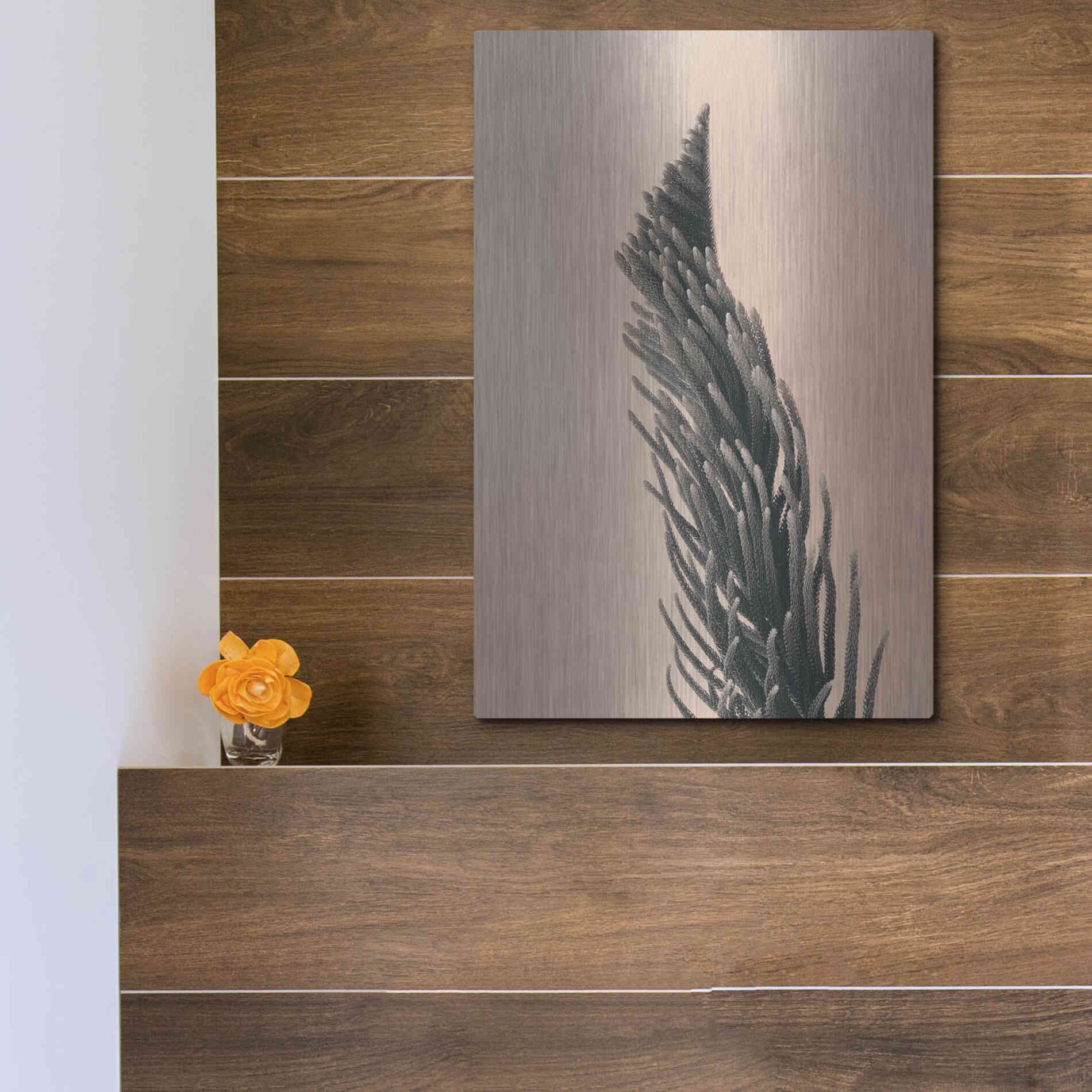 Luxe Metal Art 'Upwards 1' by Design Fabrikken, Metal Wall Art,12x16