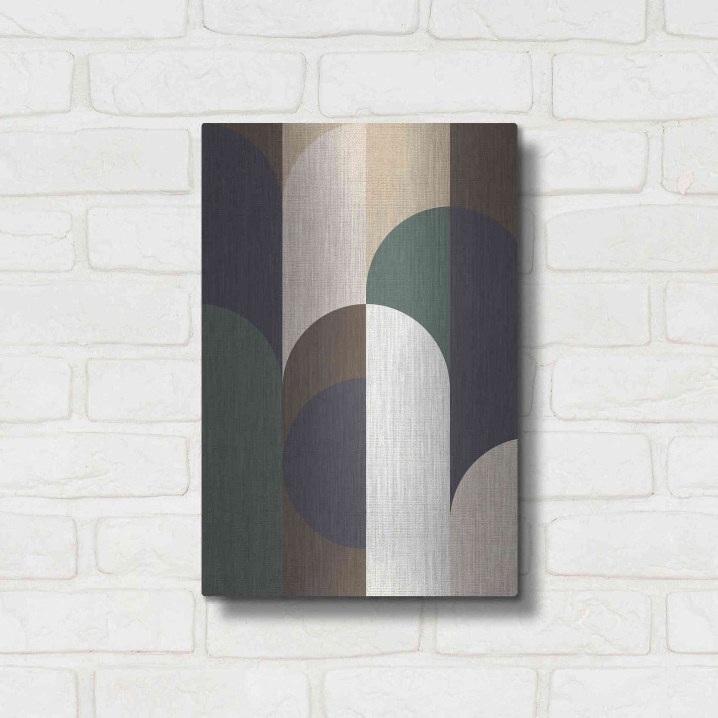 Luxe Metal Art 'Weave 2' by Design Fabrikken, Metal Wall Art,12x16