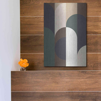 Luxe Metal Art 'Weave 2' by Design Fabrikken, Metal Wall Art,12x16