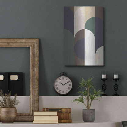 Luxe Metal Art 'Weave 2' by Design Fabrikken, Metal Wall Art,12x16