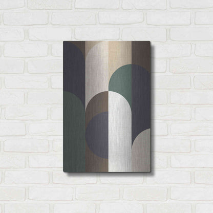 Luxe Metal Art 'Weave 2' by Design Fabrikken, Metal Wall Art,16x24