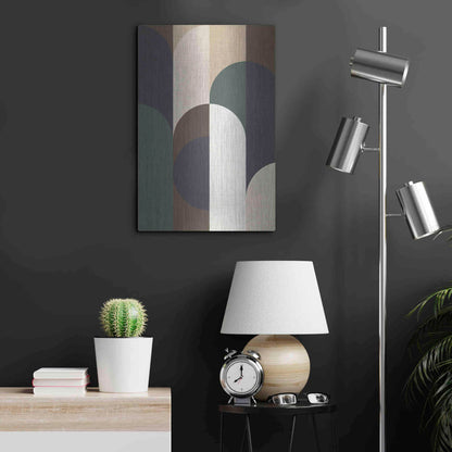 Luxe Metal Art 'Weave 2' by Design Fabrikken, Metal Wall Art,16x24