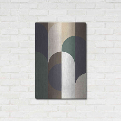 Luxe Metal Art 'Weave 2' by Design Fabrikken, Metal Wall Art,24x36