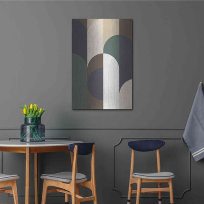Luxe Metal Art 'Weave 2' by Design Fabrikken, Metal Wall Art,24x36