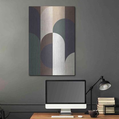 Luxe Metal Art 'Weave 2' by Design Fabrikken, Metal Wall Art,24x36