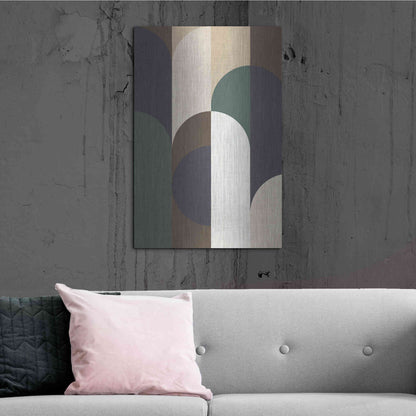 Luxe Metal Art 'Weave 2' by Design Fabrikken, Metal Wall Art,24x36