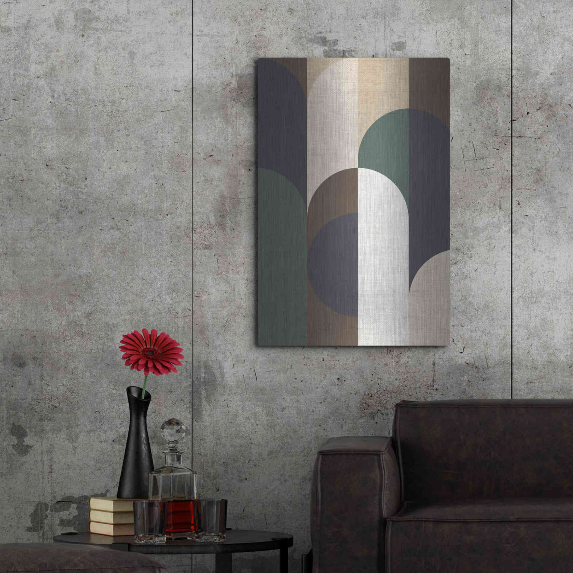 Luxe Metal Art 'Weave 2' by Design Fabrikken, Metal Wall Art,24x36
