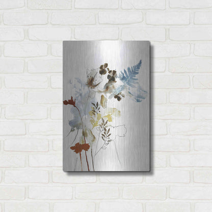 Luxe Metal Art 'Weightless 1' by Design Fabrikken, Metal Wall Art,16x24