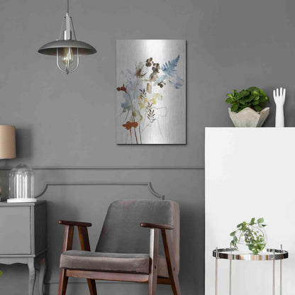 Luxe Metal Art 'Weightless 1' by Design Fabrikken, Metal Wall Art,16x24