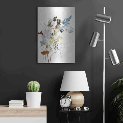 Luxe Metal Art 'Weightless 1' by Design Fabrikken, Metal Wall Art,16x24