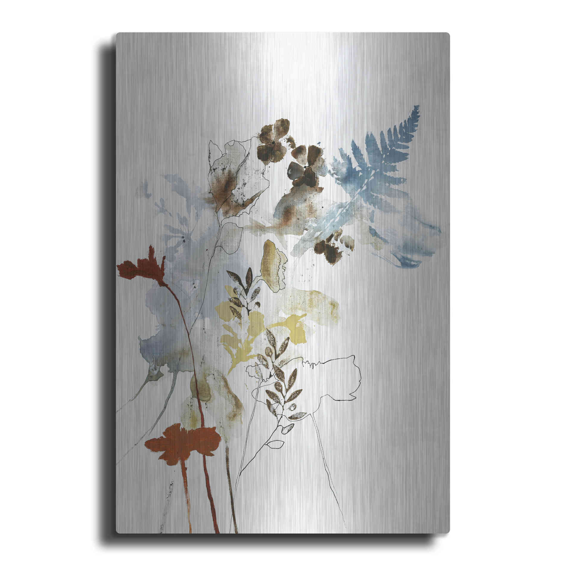 Luxe Metal Art 'Weightless 1' by Design Fabrikken, Metal Wall Art