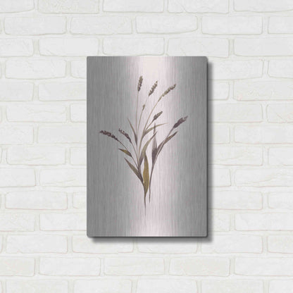 Luxe Metal Art 'Wheat' by Design Fabrikken, Metal Wall Art,16x24