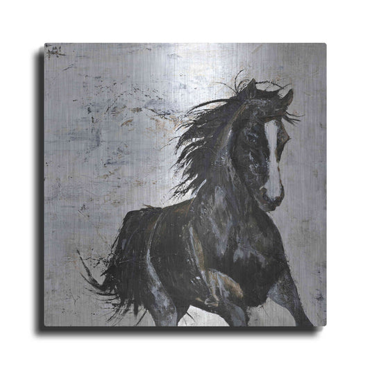 Luxe Metal Art 'Wild Horse 1' by Design Fabrikken, Metal Wall Art