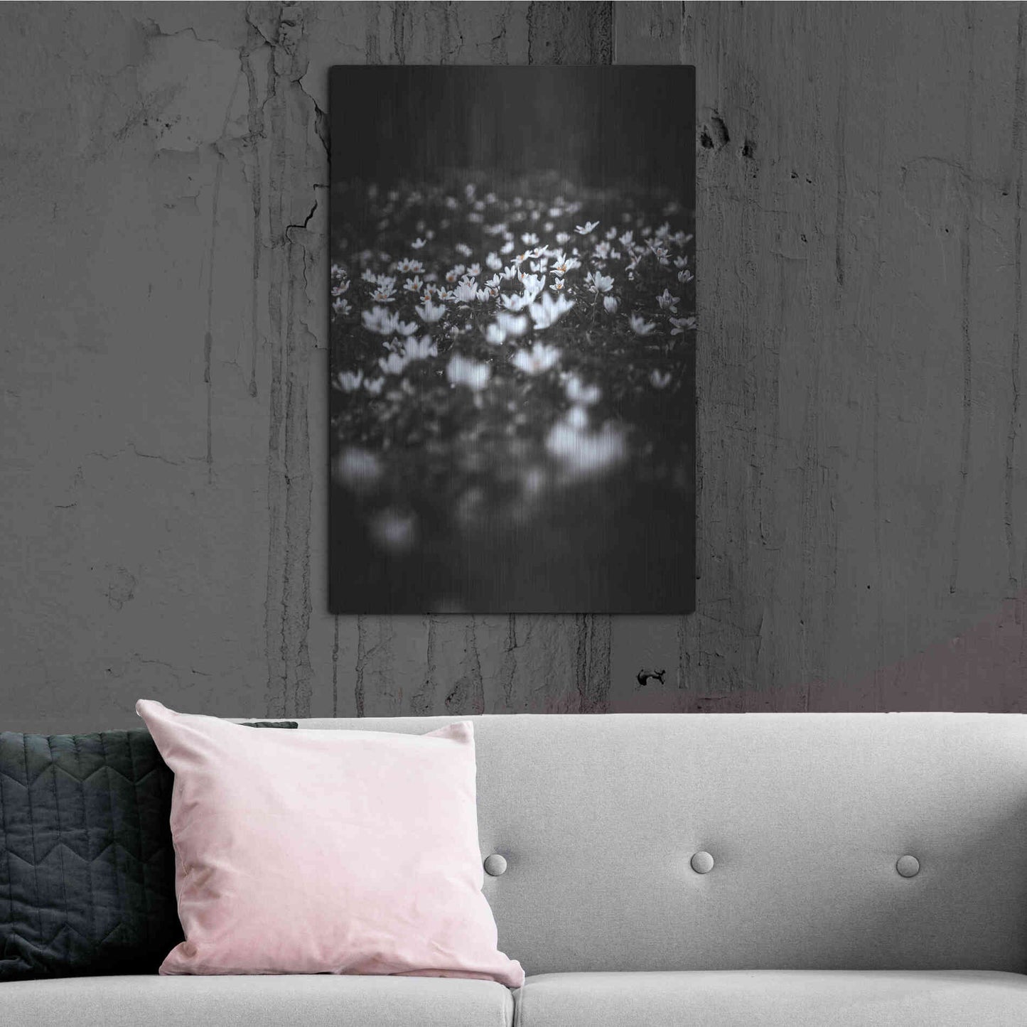 Luxe Metal Art 'Windflowers' by Design Fabrikken, Metal Wall Art,24x36