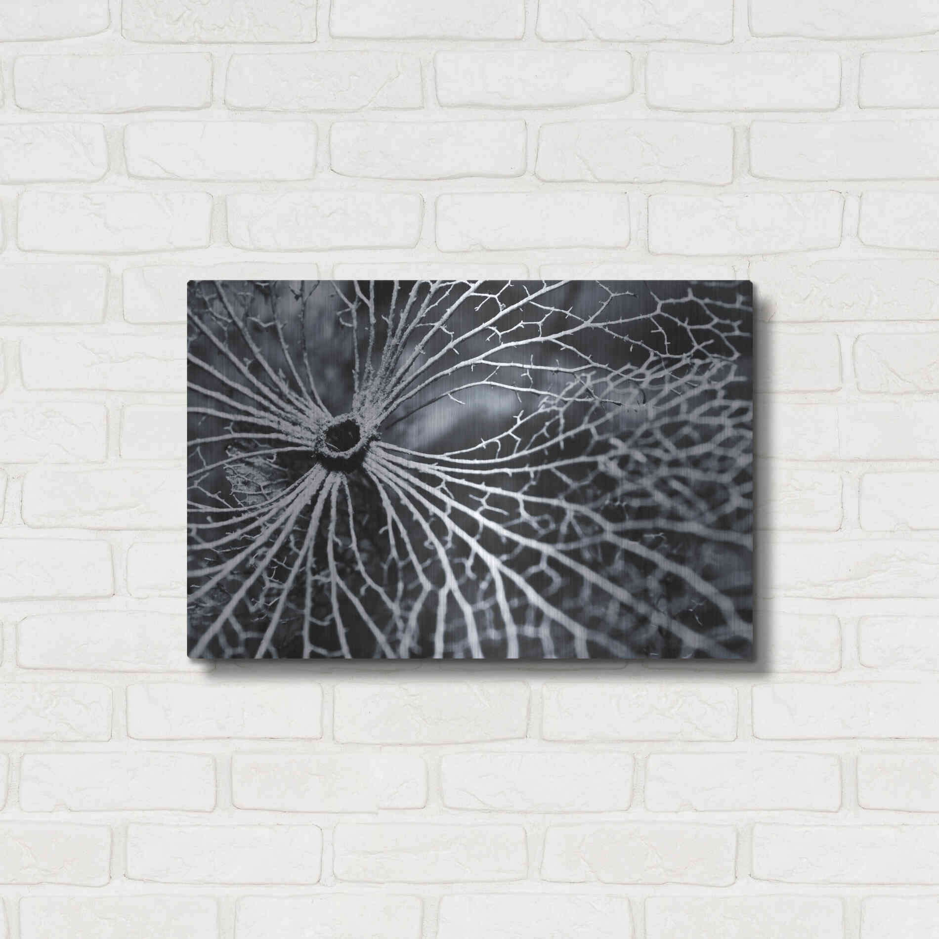 Luxe Metal Art 'Winterspell' by Design Fabrikken, Metal Wall Art,24x16