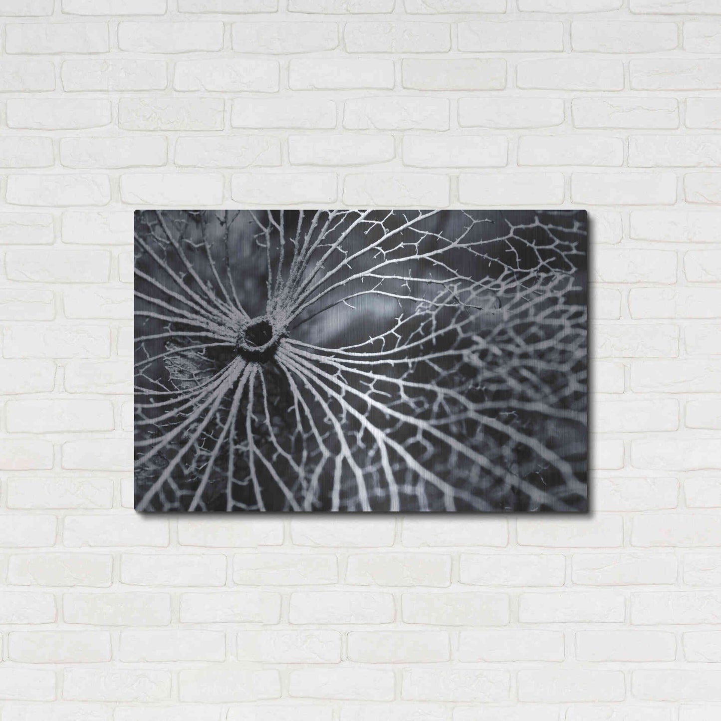 Luxe Metal Art 'Winterspell' by Design Fabrikken, Metal Wall Art,36x24