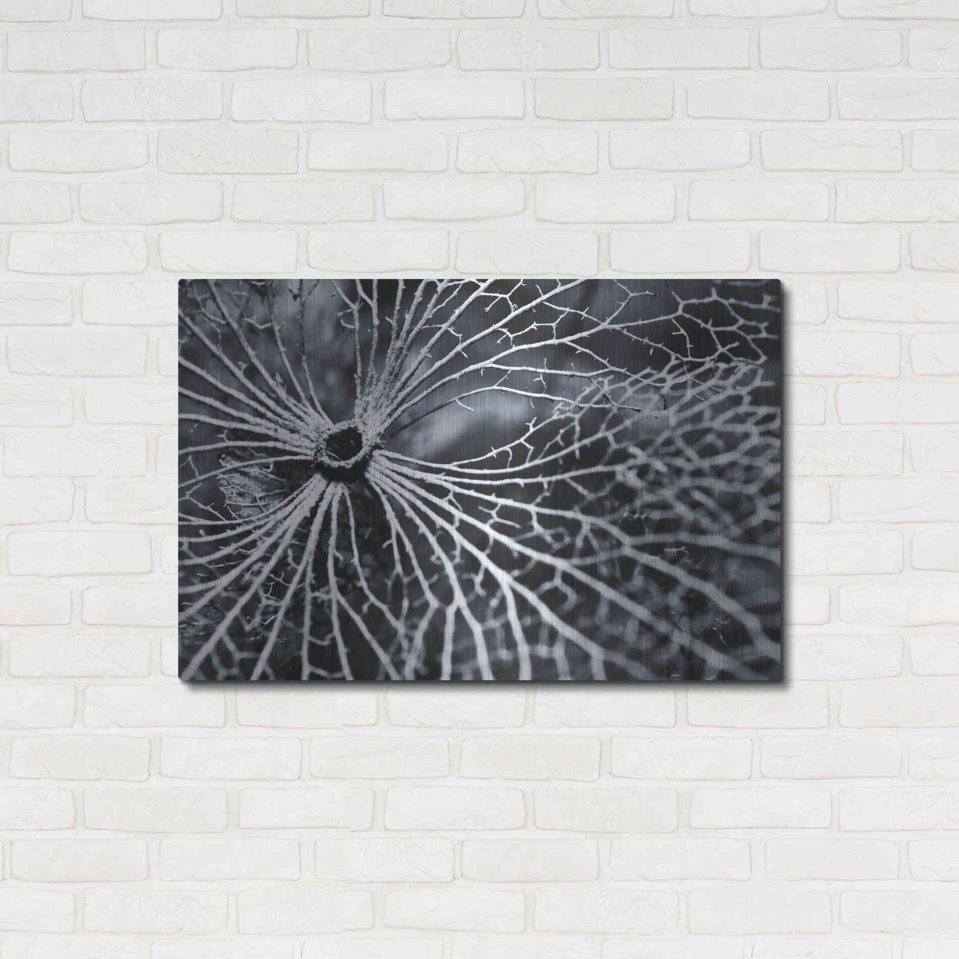 Luxe Metal Art 'Winterspell' by Design Fabrikken, Metal Wall Art,36x24