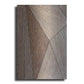 Luxe Metal Art 'Wooden Structure' by Design Fabrikken, Metal Wall Art