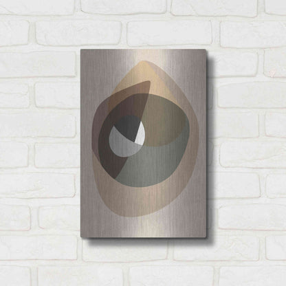 Luxe Metal Art 'Workup 6' by Design Fabrikken, Metal Wall Art,12x16