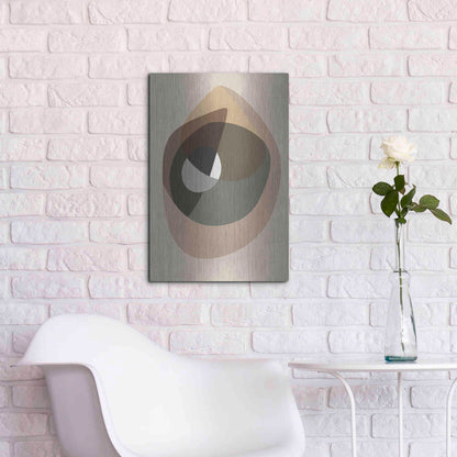 Luxe Metal Art 'Workup 6' by Design Fabrikken, Metal Wall Art,16x24