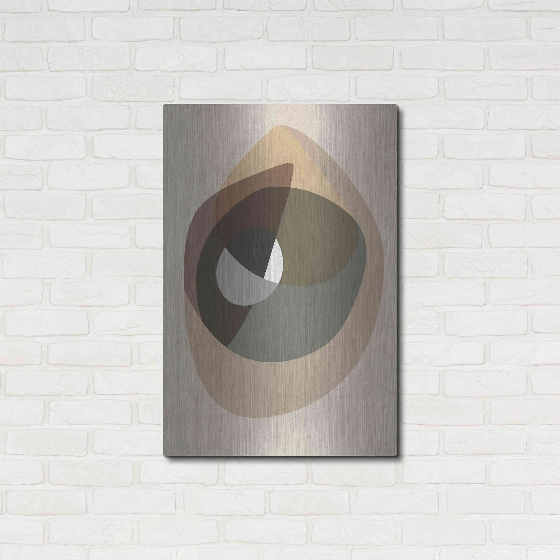 Luxe Metal Art 'Workup 6' by Design Fabrikken, Metal Wall Art,24x36