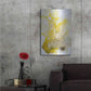Luxe Metal Art 'Yellow Line' by Design Fabrikken, Metal Wall Art,24x36