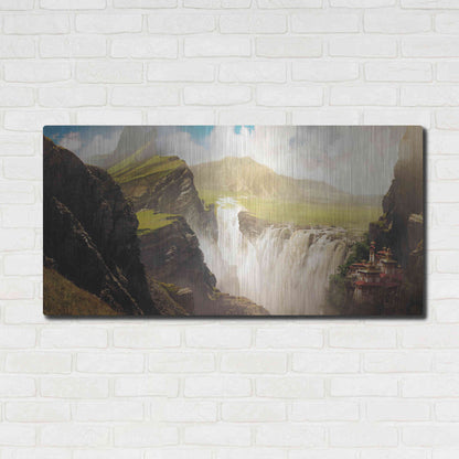Luxe Metal Art 'Epic Valley' by Jonathan Lam, Metal Wall Art,48x24