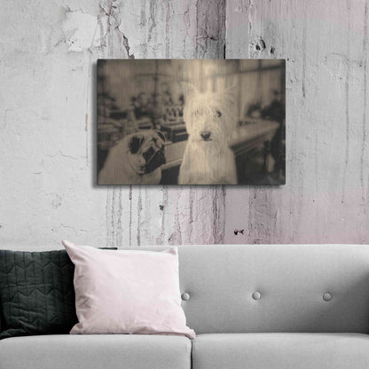 Luxe Metal Art 'Singles Night' by Edward M. Fielding, Metal Wall Art,36x24